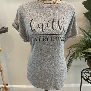 Misia Size PM Faith Everything top Grey and Black EUC